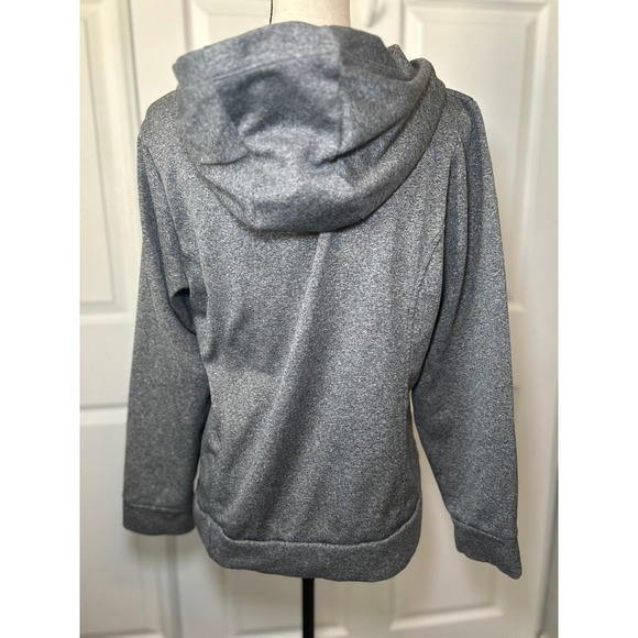 The North‎ Face Fave Pullover Logo Hoodie Women's Large Gray Pink - Picture 4 of 8